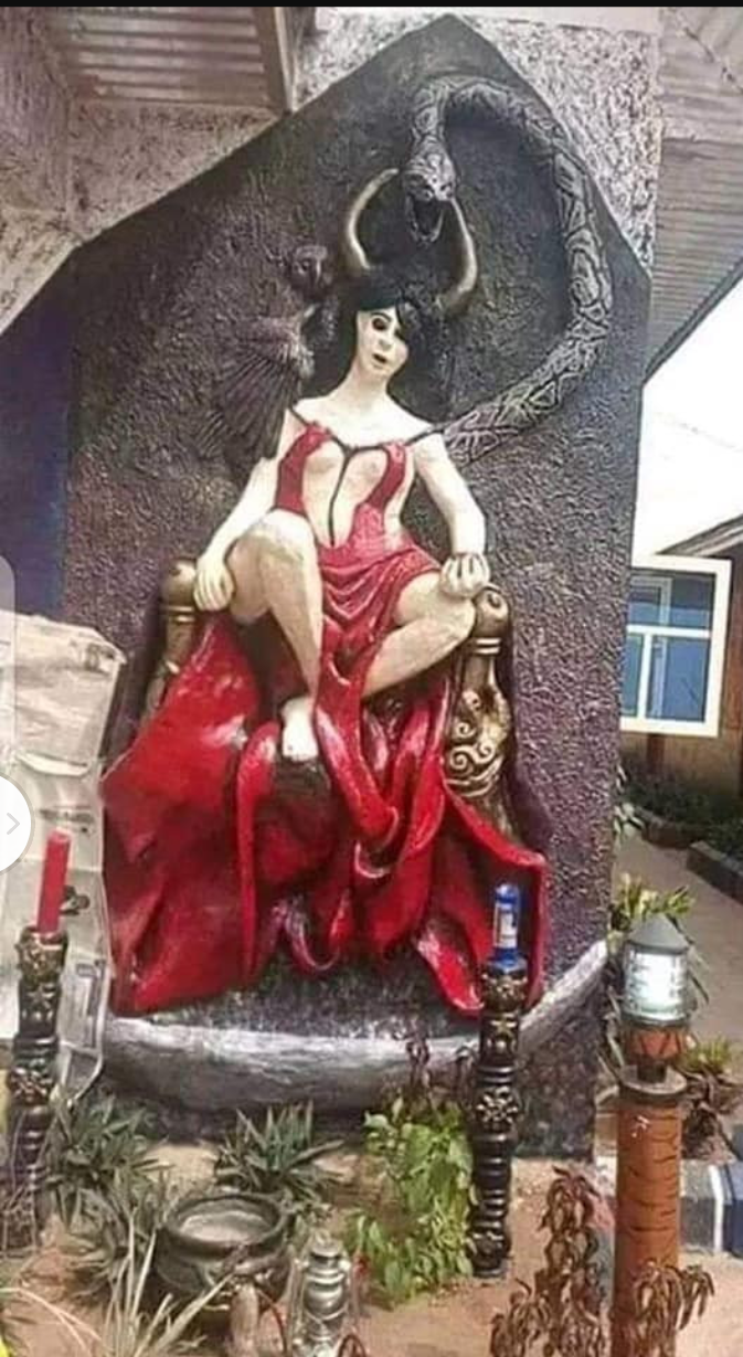 Church of Satan distroyed in Abia state