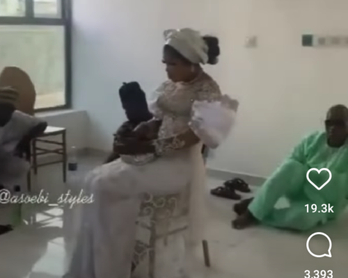 Bobrisky get blessing from Muslim clerics at the opening of his ‘N400 million’ Lagos home (video)